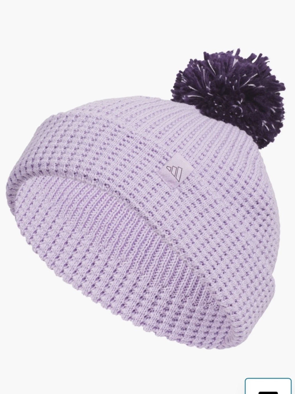 NWT Adidas Kids’ Light Purple Pompom Beanie